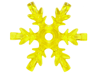 Lego 1x Snowflake Star Star Ice Ice Crystal Yellow Trans Yellow x789 New 