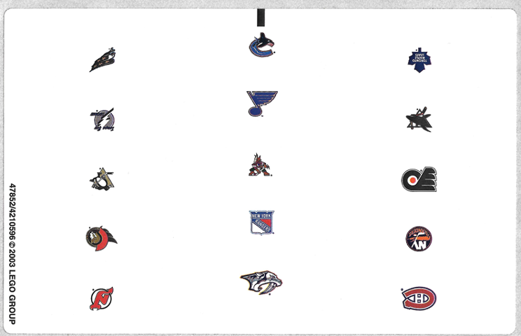 Sticker Sheet for Set 10127, Sheet 1 - (47852/4210596)