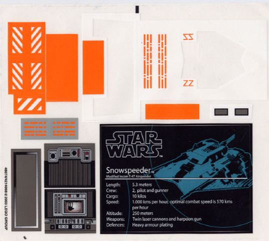 Sticker Sheet for Set 10129 - (48074/4214068)