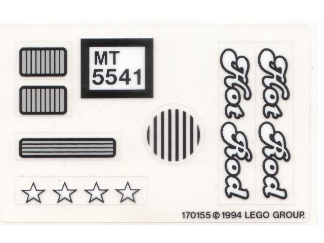 Sticker Sheet for Set 10151 - (170155)