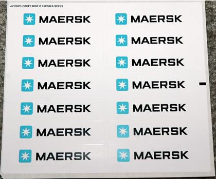 Sticker Sheet for Set 10152-3, Sheet 1 - (57338/4492357)