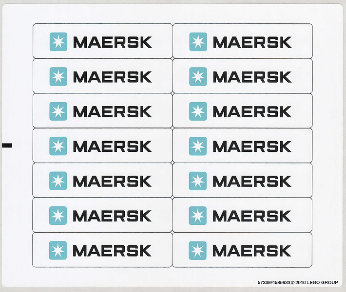 Sticker Sheet for Set 10155, Sheet 1 - (57339/4585633)