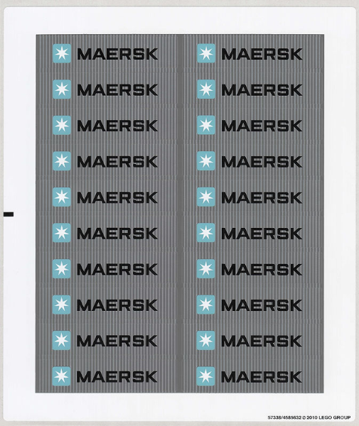 Sticker Sheet for Set 10155, Sheet 2 - (57338/4585632)