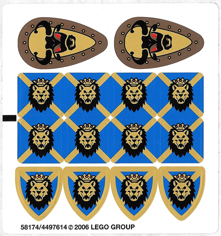 Sticker Sheet for Set 10176 - (58174/4497614)