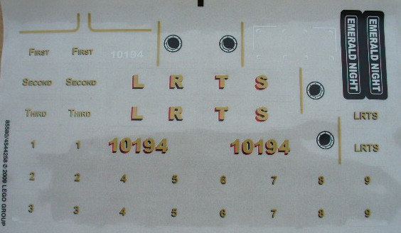 Sticker Sheet for Set 10194 - (85580/4544258)