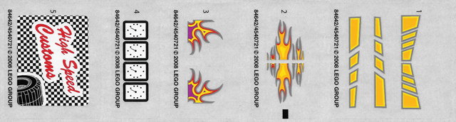 Sticker Sheet for Set 10200 - (84642/4540721)