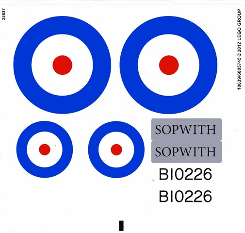 Sticker Sheet for Set 10226 - (10639/6005745)