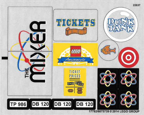 Sticker Sheet for Set 10244 - (17782/6075739)