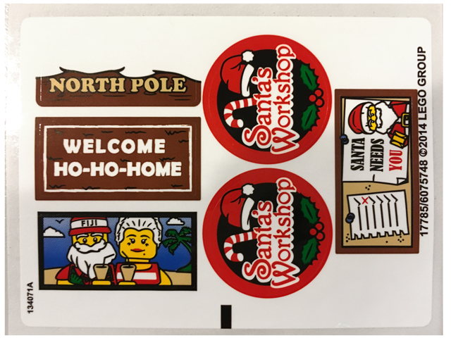 Sticker Sheet for Set 10245 - Solid Color Background Version - (17785/6075748)