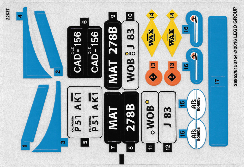 Sticker Sheet for Set 10252 - International Version - (26952/6153754)