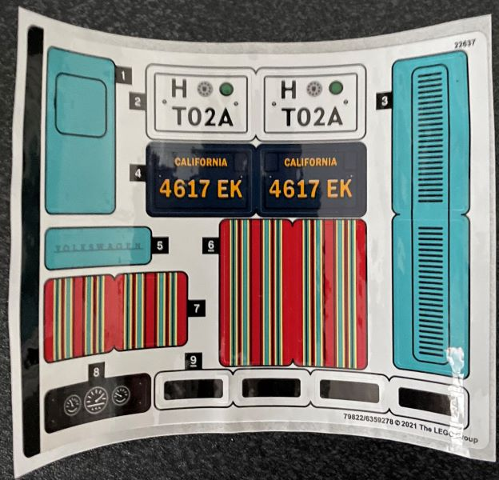Sticker Sheet for Set 10279, Sheet 1 - (79822/6359278)