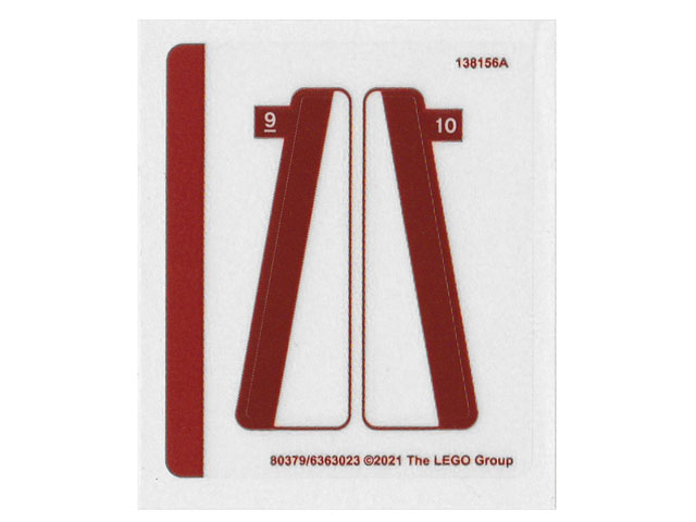 Sticker Sheet for Set 10290, Sheet 2 - (80379/6363023)