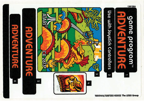 Sticker Sheet for Set 10306, Sheet 1 - (10001416/6387252)