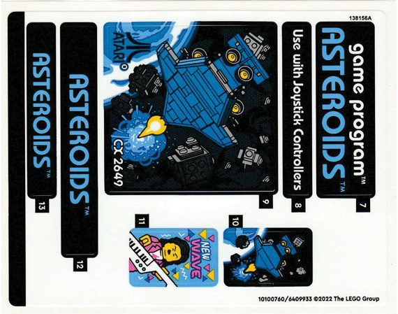 Sticker Sheet for Set 10306, Sheet 2 - (10100760/6409933)