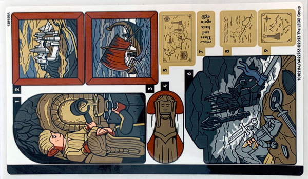 Sticker Sheet for Set 10316, Sheet 1 - (10102114/6422763)