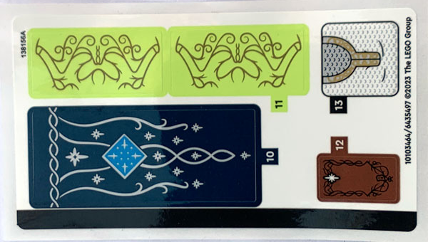 Sticker Sheet for Set 10316, Sheet 2 - (10103464/6435497)