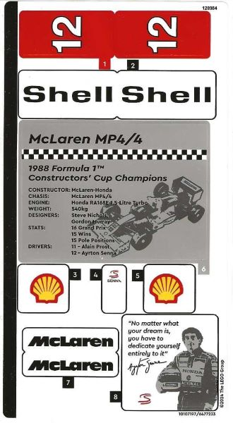 Sticker Sheet for Set 10330 - (10107197/6477233)