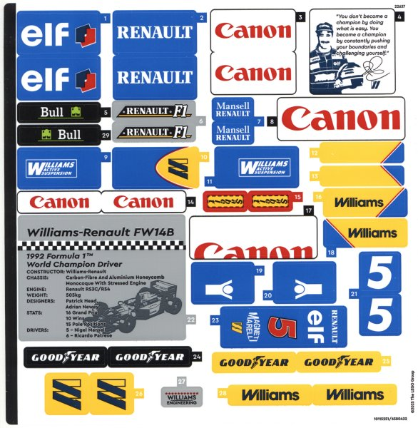 Sticker Sheet for Set 10353 - (10115251/6580422)