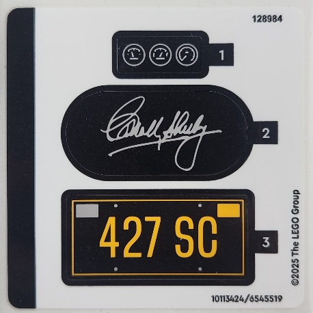 Sticker Sheet for Set 10357 - (10113424/6545519)