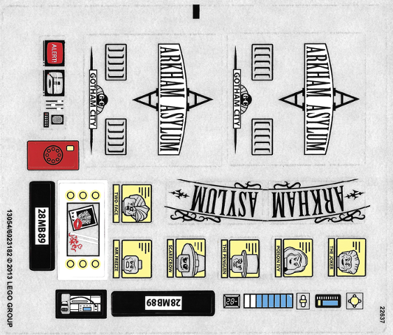 Sticker Sheet for Set 10937 - (13054/6023182)