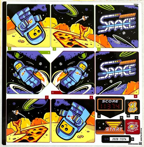 Sticker Sheet for Set 11374 - (10118867/6618803)