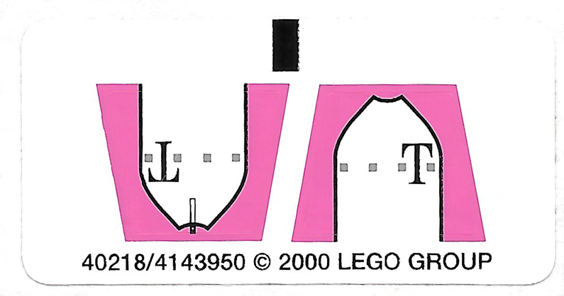 Sticker Sheet for Set 1197 - (40218/4143950)