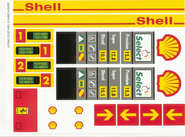Sticker Sheet for Set 1256 - (22648/4129816)
