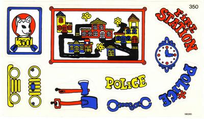 Sticker Sheet for Set 140-1, Sheet 1 - (190265)