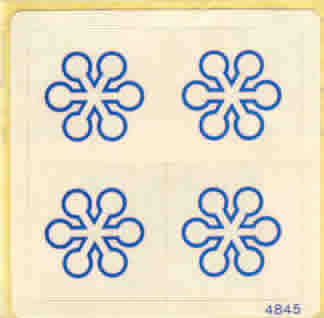 Sticker Sheet for Set 147 - (4845)