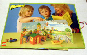 Paper Cardboard Backdrop for Set 1516, Fabuland Theater Pattern