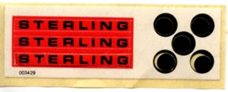 Sticker Sheet for Set 1550 - (003429)