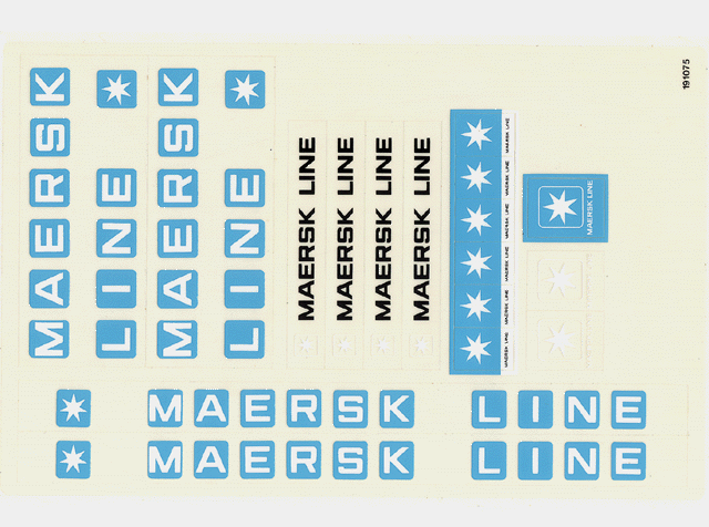 Sticker Sheet for Set 1552-1 - Sheet 1 (191075)