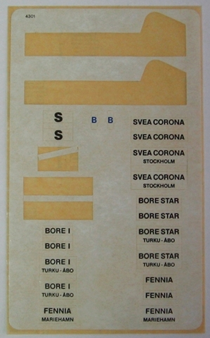 Sticker Sheet for Set 1580-2 - (4301)