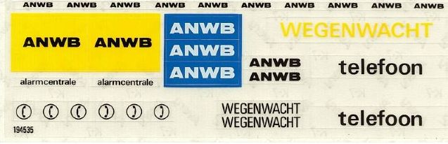 Sticker Sheet for Set 1590-2 - (194535)