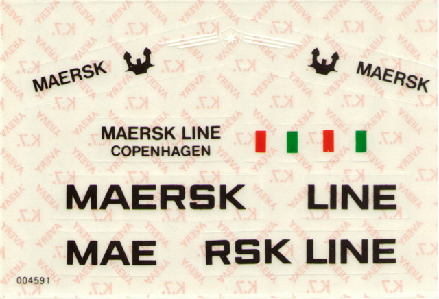 Sticker Sheet for Set 1650, Sheet 1 - (004591)