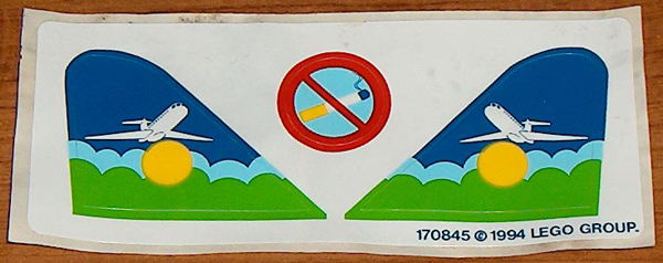 Sticker Sheet for Set 1808 - (170845)