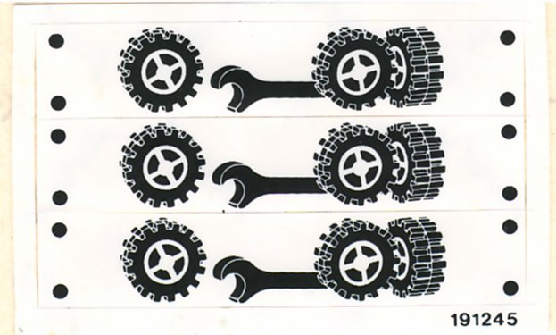 Sticker Sheet for Set 1966 - Sheet 1 (191245)