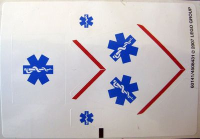 Sticker Sheet for Set 2064 - (60141/4508431)