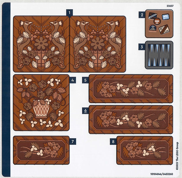 Sticker Sheet for Set 21344, Sheet 1 - (10104846/6453260)