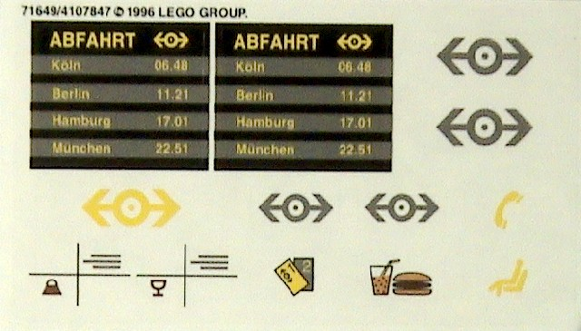 Sticker Sheet for Set 2150 - (71649/4107847)