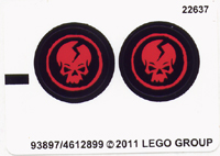 Sticker Sheet for Set 2259 - (93897/4612899)