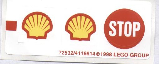 Sticker Sheet for Set 2554 - (72532/4116614)