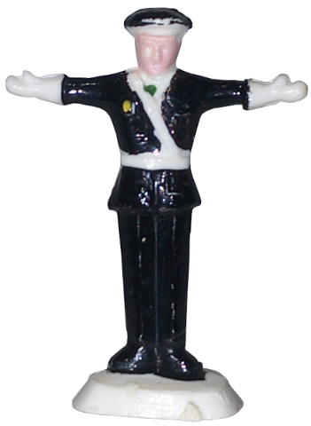 HO Scale, Accessory Policeman Both Hands Out