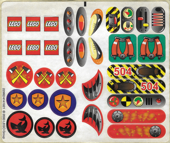 Sticker Sheet for Set 2947 - (22992/4141921)