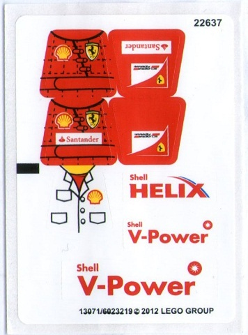 Sticker Sheet for Set 30196 - (13071/6023219)