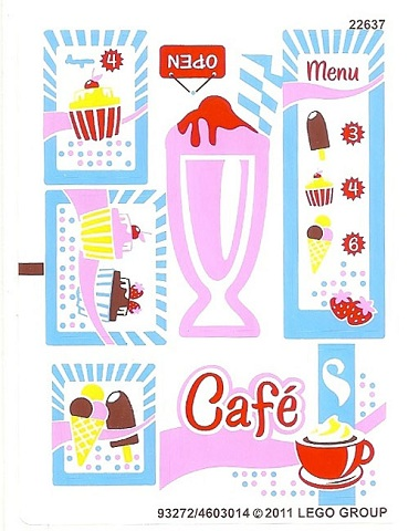 Sticker Sheet for Set 3061 - (93272/4603014)