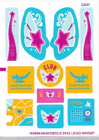 Sticker Sheet for Set 3063 - (10099434/4650853)