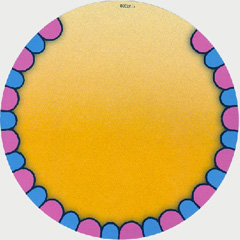 Paper Cardboard Base for Set 3087, Circus Arena