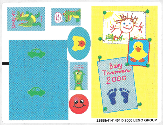 Sticker Sheet for Set 3152 - (22958/4141451)