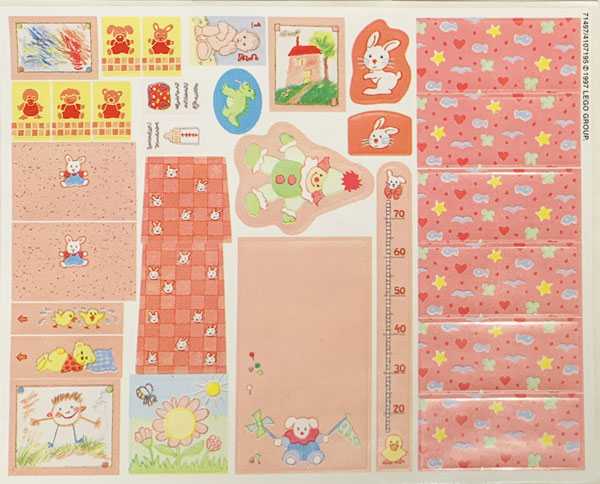 Sticker Sheet for Set 3241, Sheet 1 - (71497/4107195)